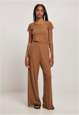 Rib Wid Leg Jumpsuit dama Urban Classics