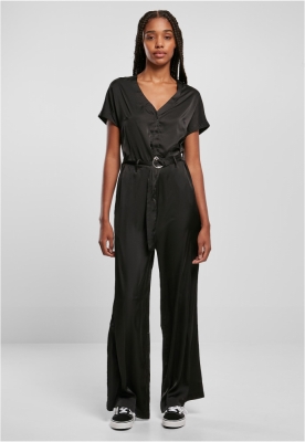 Curea Satin Wide Leg Jumpsuit dama Urban Classics