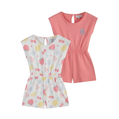 Be You Younger 2 Pack Fruity Playsuits fetita