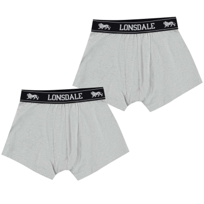 Lenjerie intima Pantalon scurt Combat Lonsdale 2 Pack copil baietel