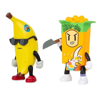 Click Distribution Stumble Guys 4.5 AF 2pk Banana Guy & Cereal K