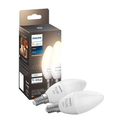 Philips Hue Philips Hue Dimmable White 5.5W E14 2Pk