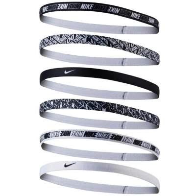 Headbands? Nike 6szt printed black and white N0002545176OS