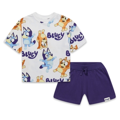 Camasa Character Bluey T- and Short Set