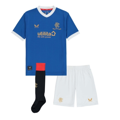 Set complet Castore Rangers Home Mini 2021 2022