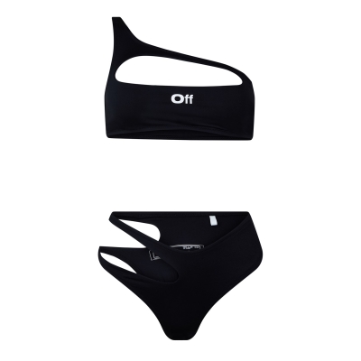 OFF WHITE Cut Out Bikini Set