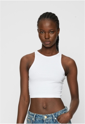 Organic Cropped Rib Top 2-Pack dama Urban Classics