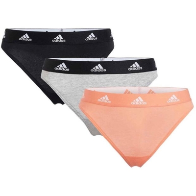 adidas 3-Pack Active Comfort Cotton Thong