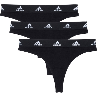 adidas 3-Pack Active Comfort Cotton Thong