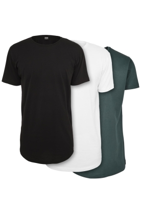 Tricou Shaped Long 3-Pack Urban Classics