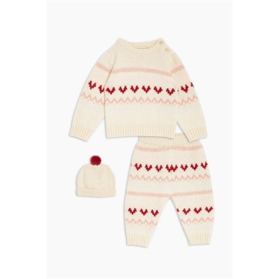 Studio 3 Piece Knitted Set bebelus fetita