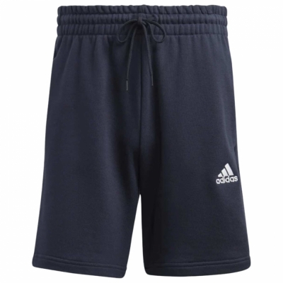 Pantalon scurt Combat Men's adidas Essentials French Terry 3-Stripes navy blue IC9436