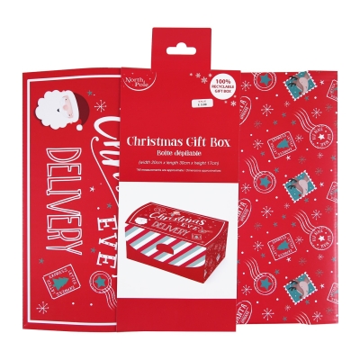 The Spirit Of Christmas Christmas Eve Flat Pack Box