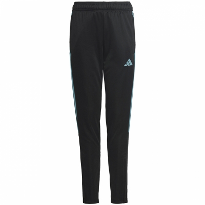 Spodnie dla dzieci adidas Tiro 23 Club Training czarno-niebieskie IC1588