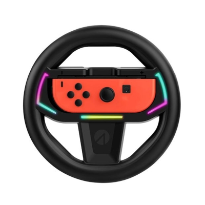 Stealth Joy-Con Light-Up Racing Wheel - Nintendo Switch & Switch OLED