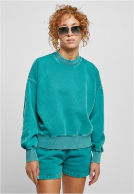 Oversized Stone Washed Crewneck dama Urban Classics