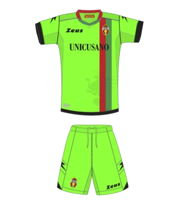 TERNANA 17/18 KIT REPLICA Zeus verde fosforescent negru