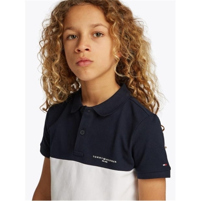 TOMMY HILFIGER Mini Corp Colourblock Polo Ss