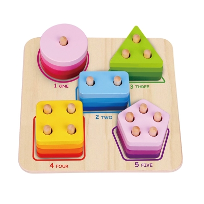 Tooky Toys Geometric Block Sorter Babies