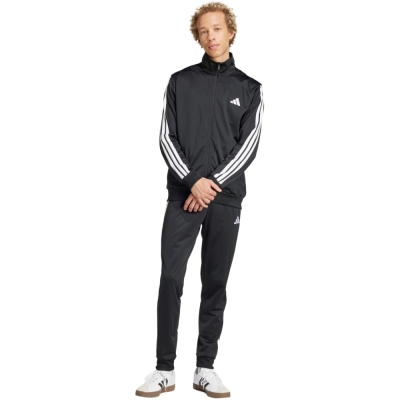 Trening adidas Sportswear Basic 3-Stripes Tricot men's black JI8858