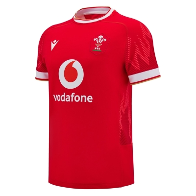 Camasa Macron Welsh Rugby Union Authentic Home 2024 adulti