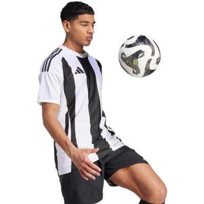 Camasa Men's T- adidas Striped 24 Jersey white-black IW2143