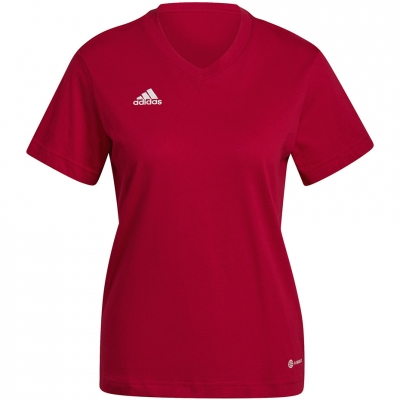 Tricou Koszulka damska adidas Entrada 22 czerwona HC0441