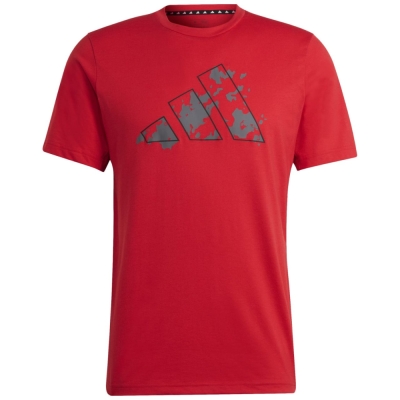 Camasa adidas Train Essentials Seasonal Training Graphic men's T- red IJ9604