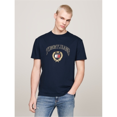 Tricou Blug Tommy Tommy Tjm Reg Tj Gold Crest Tommy Jeans