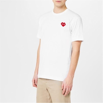 Camasa COMME DES GARCONS PLAY Invader Heart T-