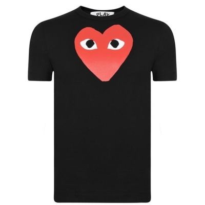 Camasa COMME DES GARCONS PLAY Medium Peeping Heart T-