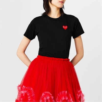 Camasa COMME DES GARCONS PLAY Small Peeping Heart T-