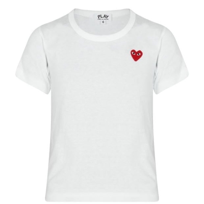 Camasa COMME DES GARCONS PLAY Small Red Peeping Heart T- copil