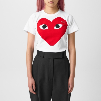 Camasa COMME DES GARCONS PLAY Xl Peeping Heart T