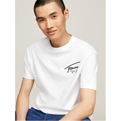 Tricou Blug Tommy Tommy Tjm Reg Signature Print Ext Tommy Jeans