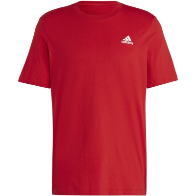 Tricou Men's Adidas Essentials Single Jersey Embroidered Small Logo red IC9290