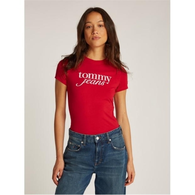 Tricou Blug Tommy TJW SLIM ESSENTIAL LOGO EXT Tommy Jeans