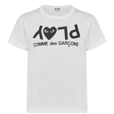 Tricou COMME DES GARCONS PLAY Upside Down Logo copil