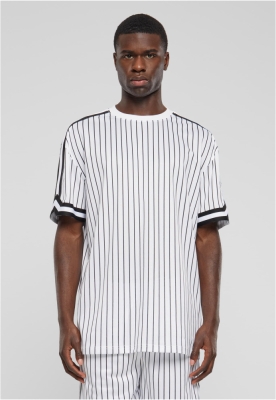 Tricou Oversized Striped Mesh Urban Classics