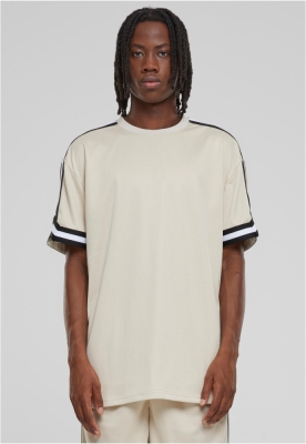 Tricou Oversized Stripes Mesh Urban Classics