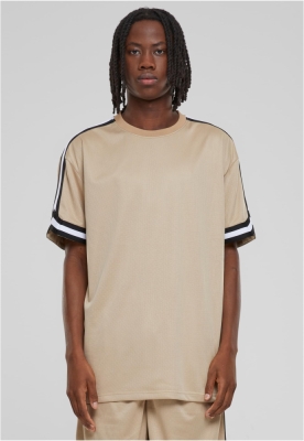 Tricou Oversized Stripes Mesh Urban Classics