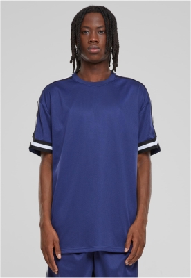 Tricou Oversized Stripes Mesh Urban Classics