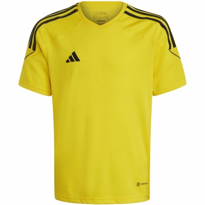 Koszulka dla dzieci adidas Tiro 23 League Jersey zolta HS0535