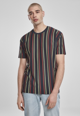 Tricou Printed Oversized Retro Stripe Urban Classics