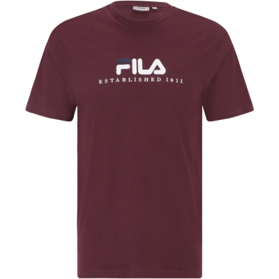 Camasa Men's T- Fila Bedburg burgundy FAU0147 40107