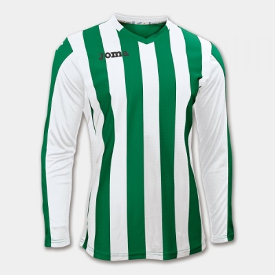 Camasa T- Copa Green-white L/s Joma