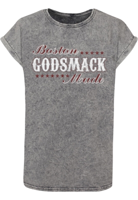 Camasa Godsmack - Boston Made Acid Washed T- dama Merchcode