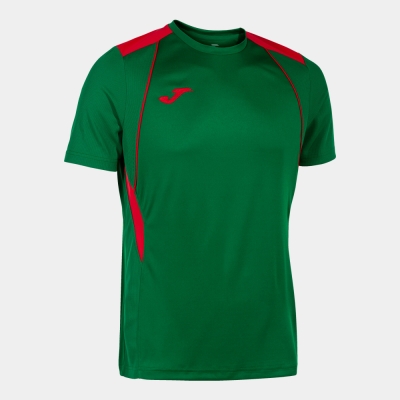 Camasa Championship Vii Maneca Scurta T- Green Red Joma