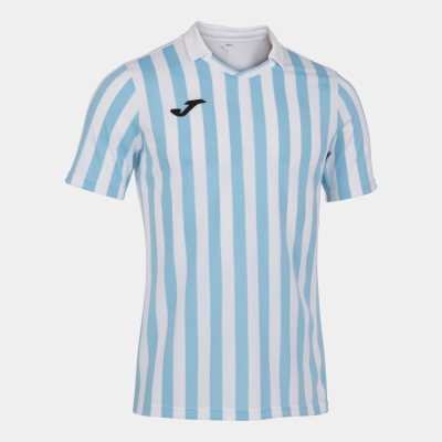 Camasa Copa Ii Maneca Scurta T- White Sky Blue Joma