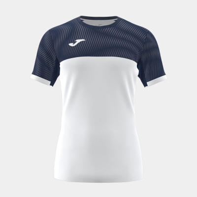 Camasa Montreal Maneca Scurta T- White Navy Joma